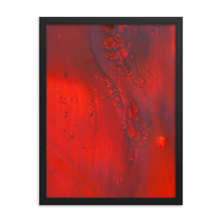 Fractal Abstract 07 - Poster im Rahmen Schwarz / 30x41 cm artlia