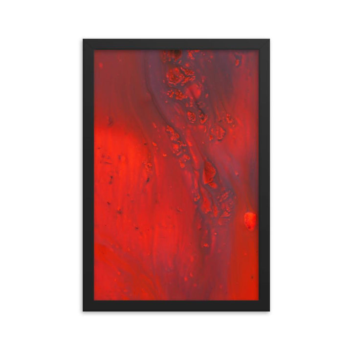 Fractal Abstract 07 - Poster im Rahmen Schwarz / 30x45 cm artlia