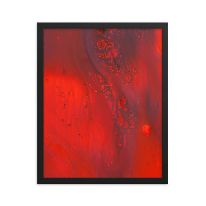 Fractal Abstract 07 - Poster im Rahmen Schwarz / 41x51 cm artlia