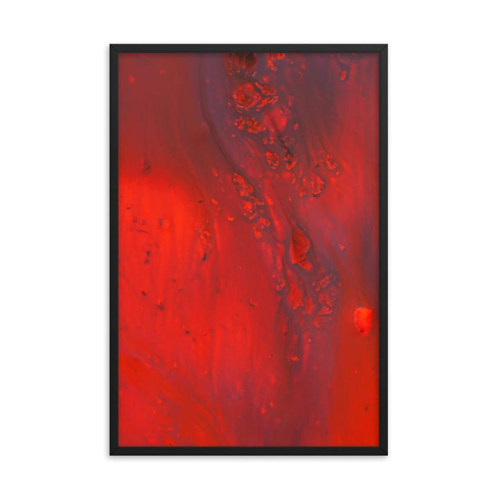 Fractal Abstract 07 - Poster im Rahmen Schwarz / 61x91 cm artlia