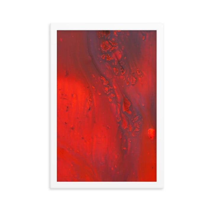 Fractal Abstract 07 - Poster im Rahmen Weiß / 30x45 cm artlia