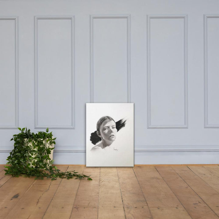 Frau im Licht - Leinwand artlia