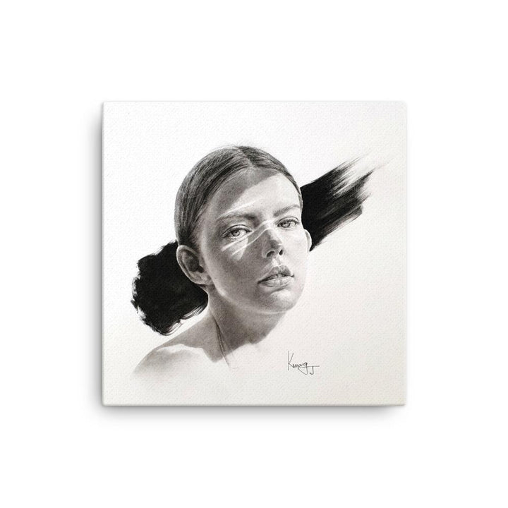 Frau im Licht - Leinwand artlia