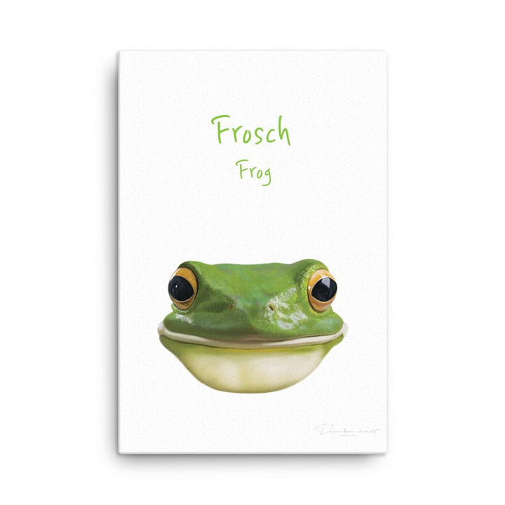 Frosch - Leinwand 61x91 cm artlia
