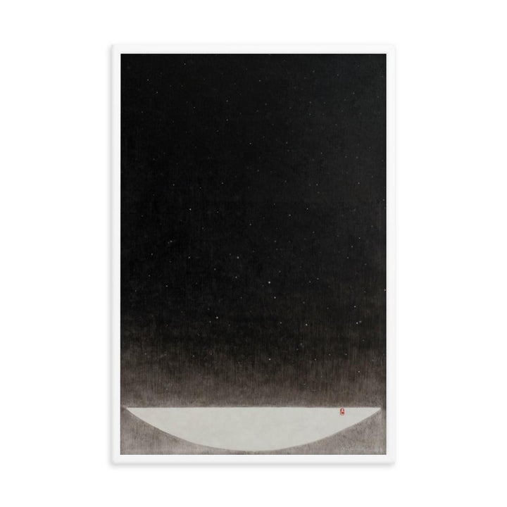 Füllung mit Licht 16 - Poster im Rahmen Weiß / 61x91 cm artlia