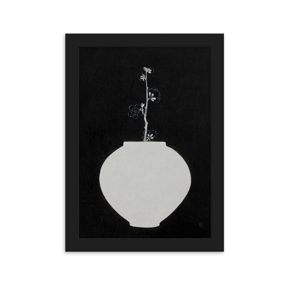 Füllung mit Licht 13 - Poster im Rahmen Schwarz / 21×30 cm artlia