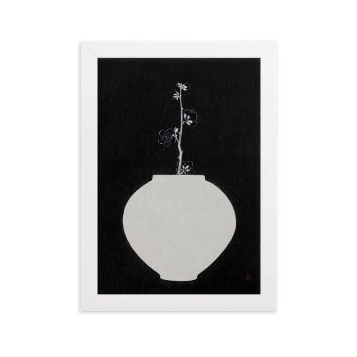 Füllung mit Licht 13 - Poster im Rahmen Weiß / 21×30 cm artlia