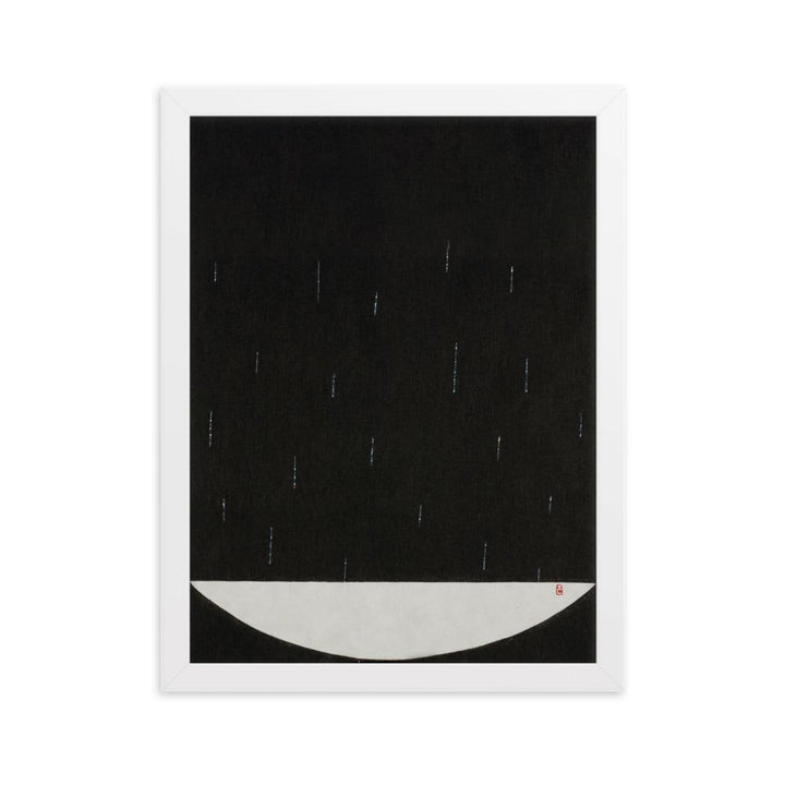 Füllung mit Licht 15 - Poster im Rahmen Weiß / 30×40 cm artlia