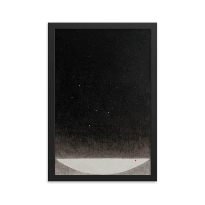 Füllung mit Licht 16 - Poster im Rahmen Schwarz / 30x45 cm artlia