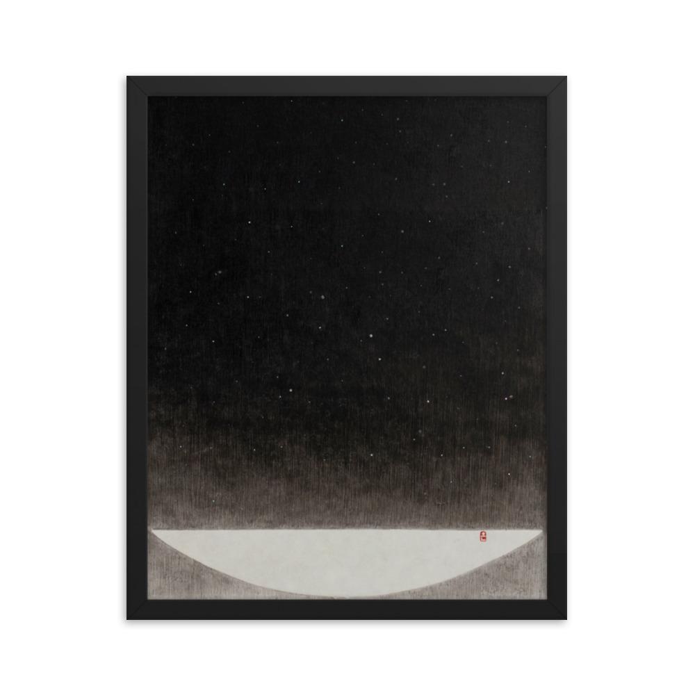 Füllung mit Licht 16 - Poster im Rahmen Schwarz / 41x51 cm artlia