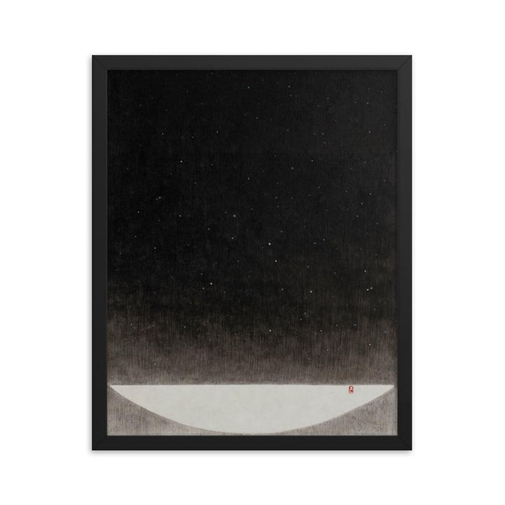 Füllung mit Licht 16 - Poster im Rahmen Schwarz / 41x51 cm artlia