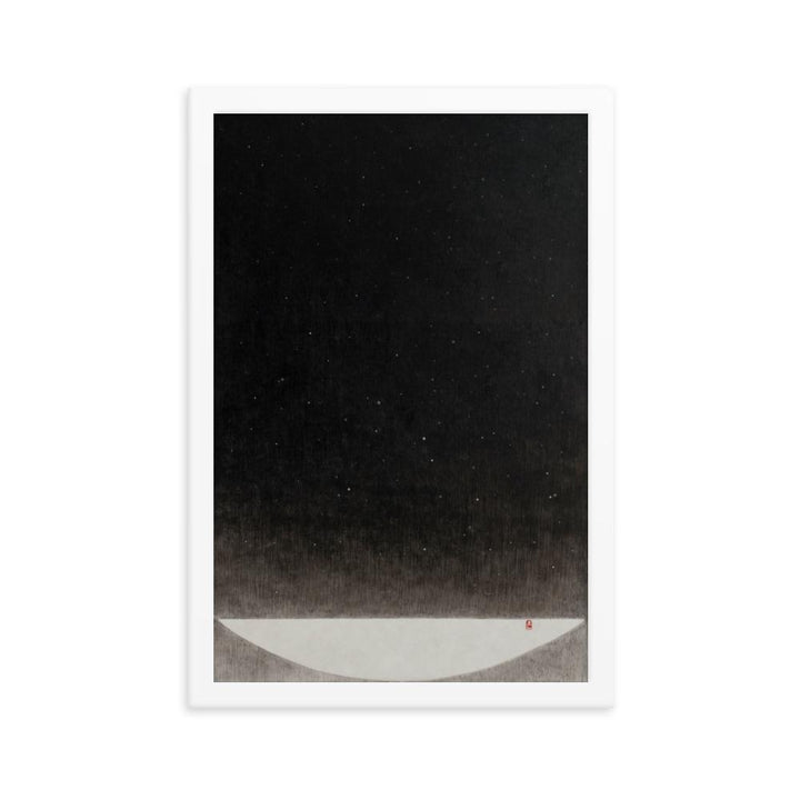 Füllung mit Licht 16 - Poster im Rahmen Weiß / 30x45 cm artlia