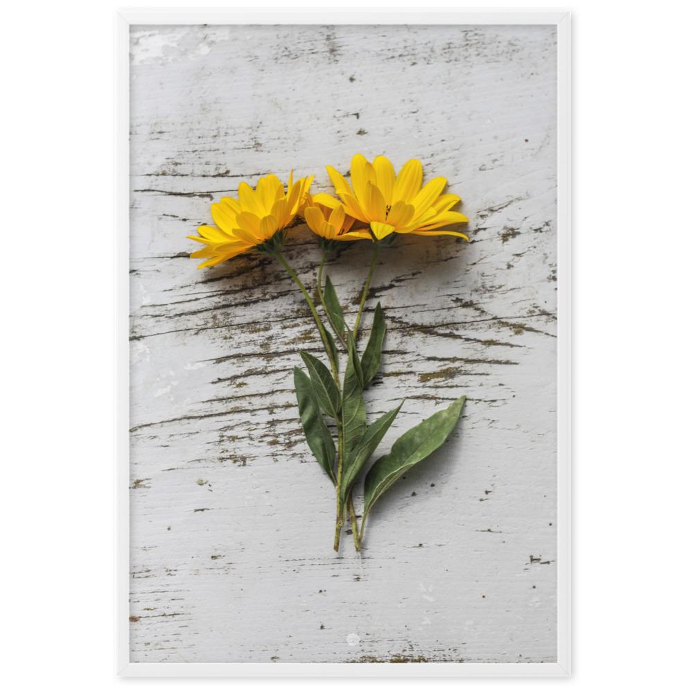 gelbe Blumen 6 - Poster artlia