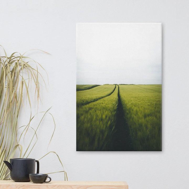 Gerstenfeld barley field - Leinwand artlia