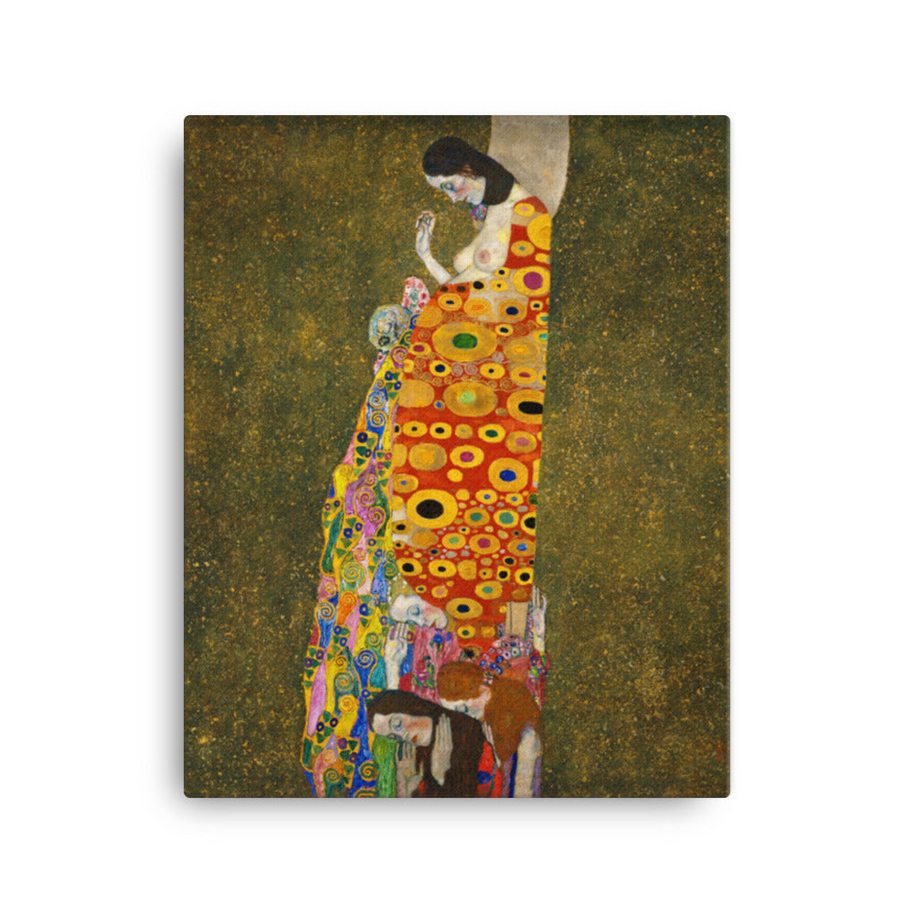 Gustav Klimt, Hope II - Leinwand 41x51 cm artlia