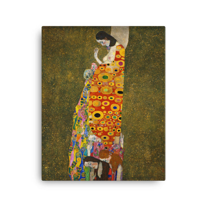 Gustav Klimt, Hope II - Leinwand 41x51 cm artlia