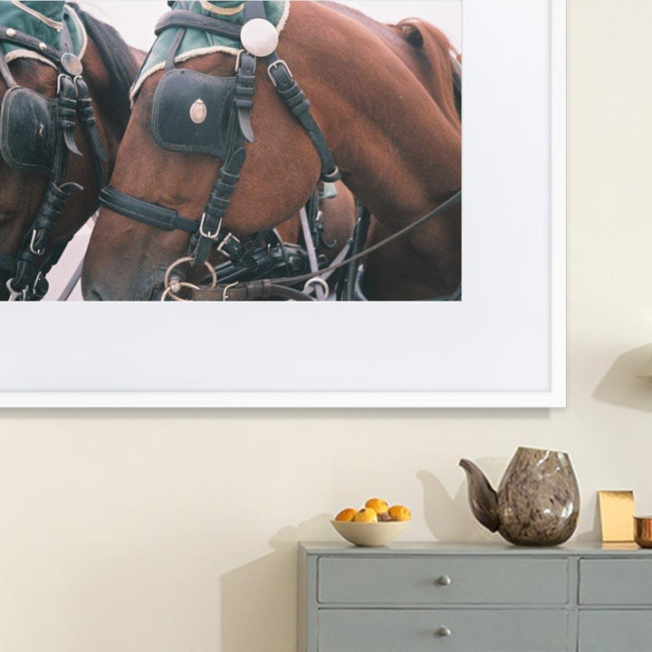 I love my job - Poster im Rahmen mit Passepartout artlia