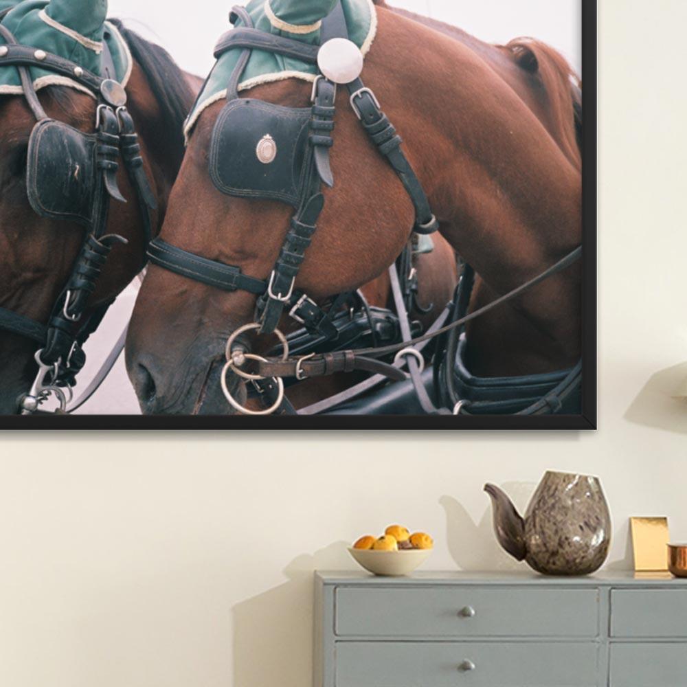 I love my job - Poster im Rahmen artlia