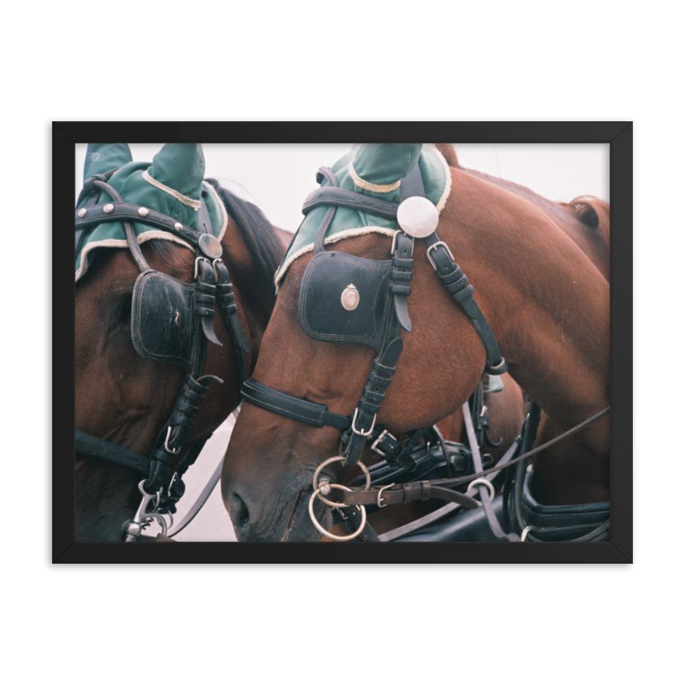 I love my job - Poster im Rahmen schwarz / 30x41 cm artlia