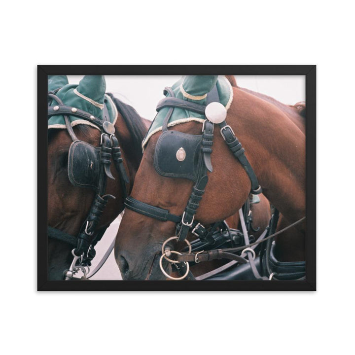 I love my job - Poster im Rahmen schwarz / 41x51 cm artlia