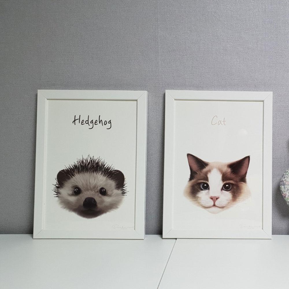 Igel - Tier Poster für Kinder artlia