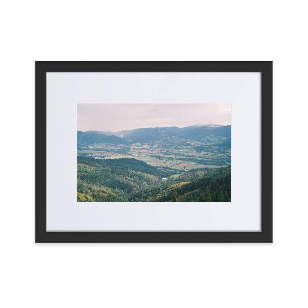 It will be alright - Poster im Rahmen mit Passepartout schwarz / 30×40 cm artlia