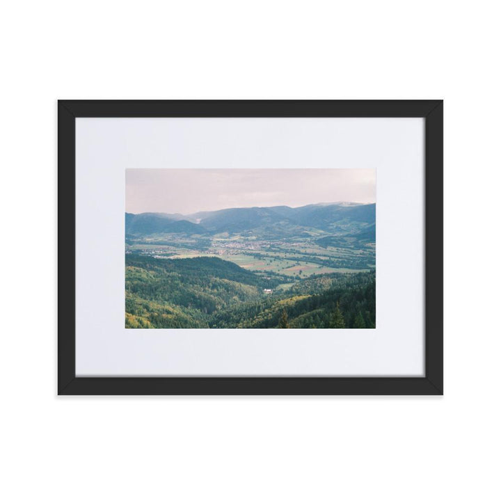 It will be alright - Poster im Rahmen mit Passepartout schwarz / 30×40 cm artlia