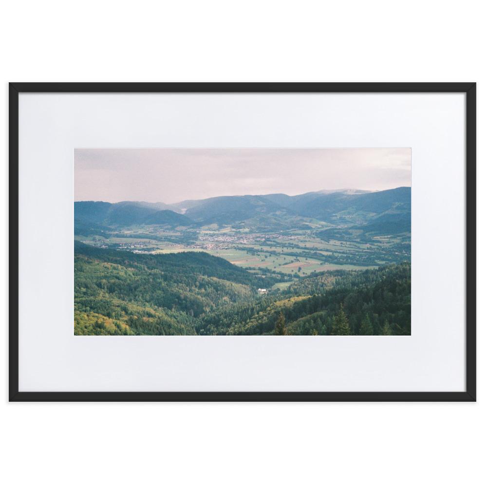 It will be alright - Poster im Rahmen mit Passepartout schwarz / 61×91 cm artlia