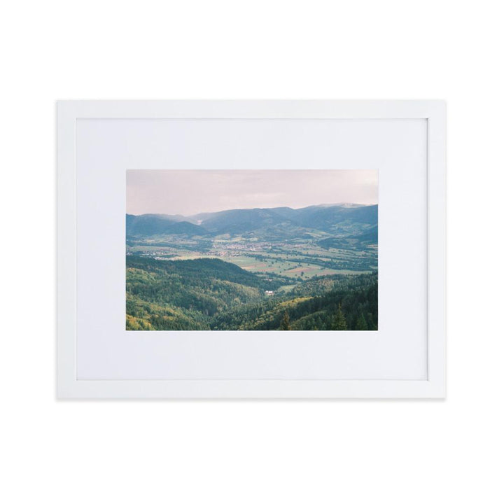 It will be alright - Poster im Rahmen mit Passepartout weiß / 30×40 cm artlia