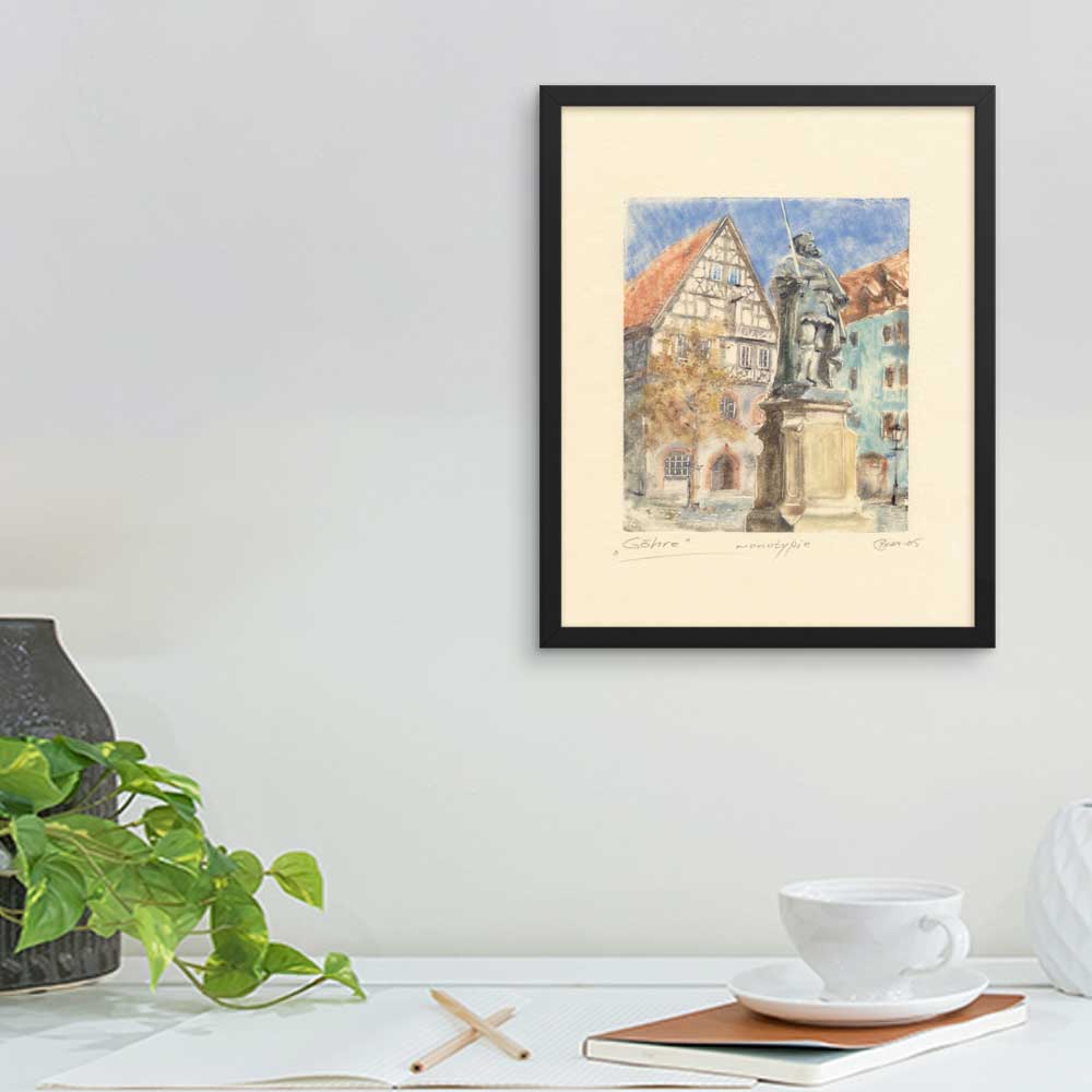 Jena Göhre - Poster im Rahmen artlia