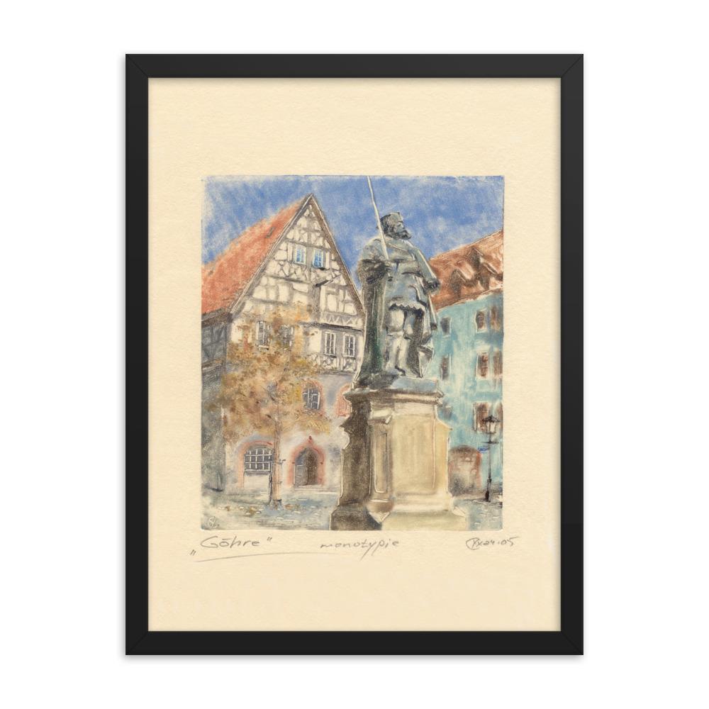 Jena Göhre - Poster im Rahmen schwarz / 30x41 cm artlia
