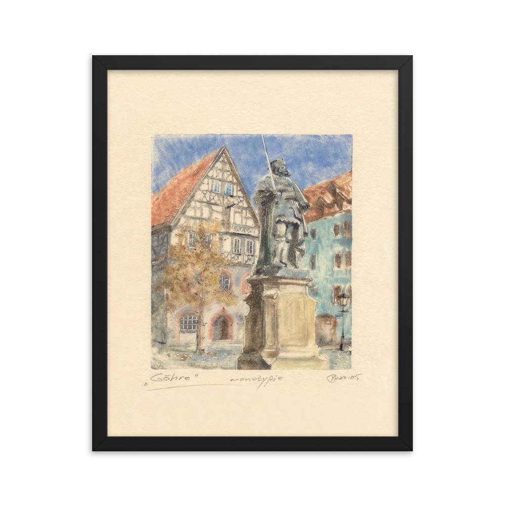 Jena Göhre - Poster im Rahmen schwarz / 41x51 cm artlia