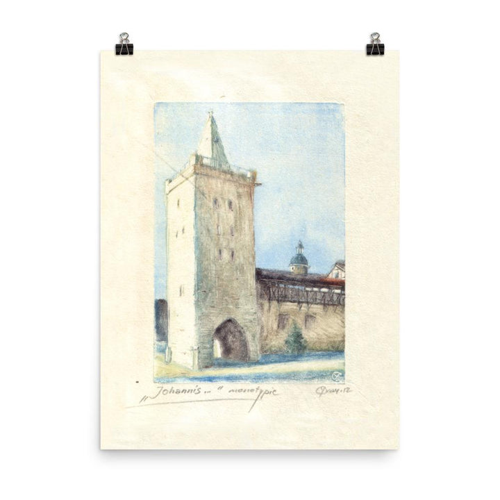 Jena Johannistor - Poster 30x41 cm artlia