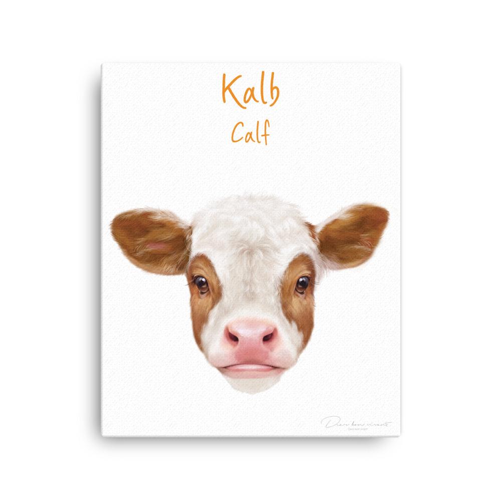 Kalb - Leinwand 41x51 cm artlia