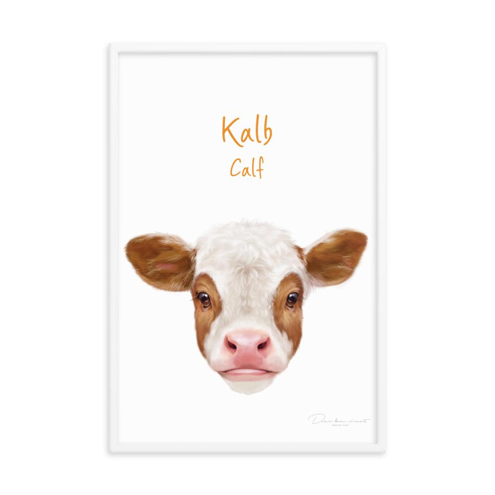 Kalb - Poster für Kinder artlia