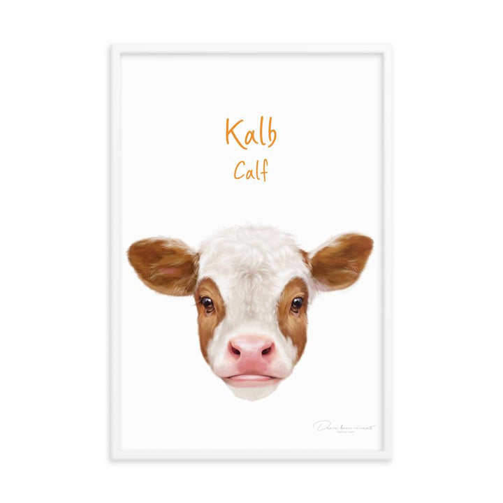 Kalb - Poster für Kinder artlia