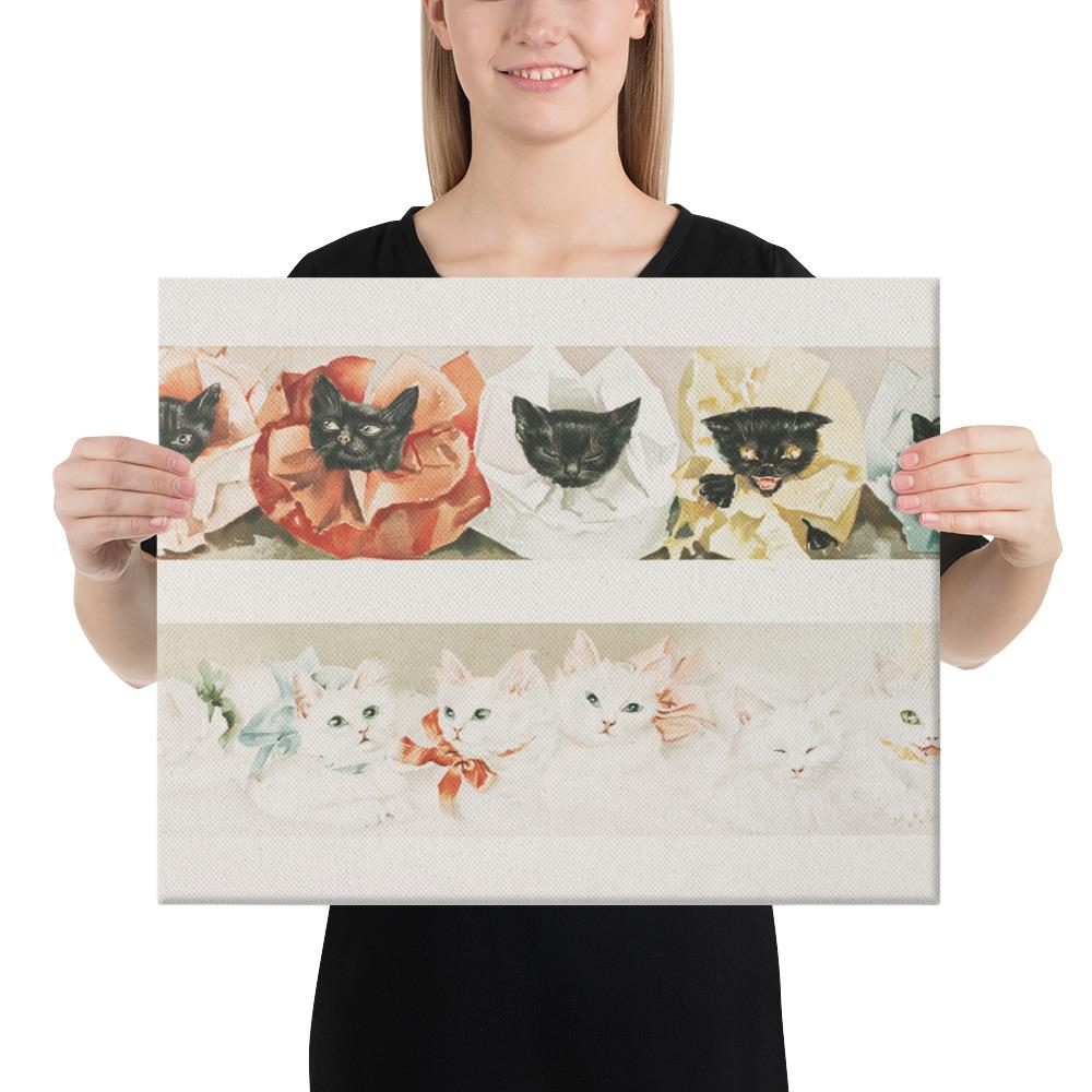 Katzen - Leinwand 41x51 cm artlia