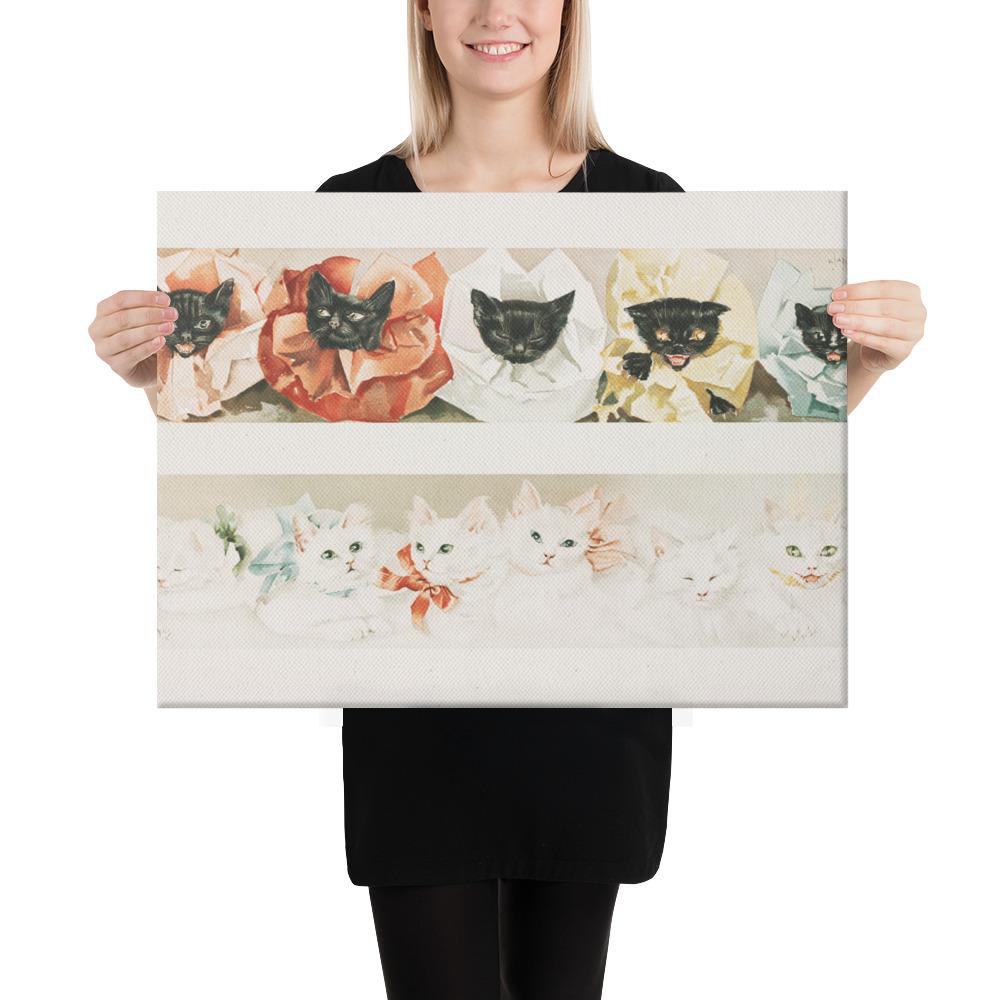 Katzen - Leinwand 46x61 cm artlia