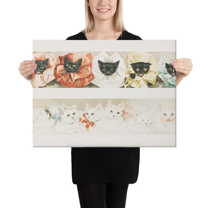 Katzen - Leinwand 46x61 cm artlia