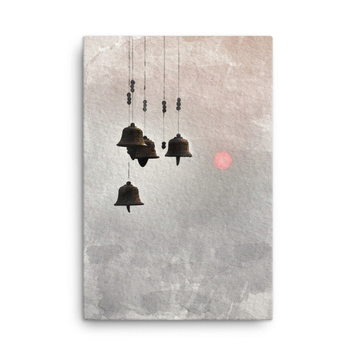 koreanische Windglocken - Leinwand 61x91 cm artlia