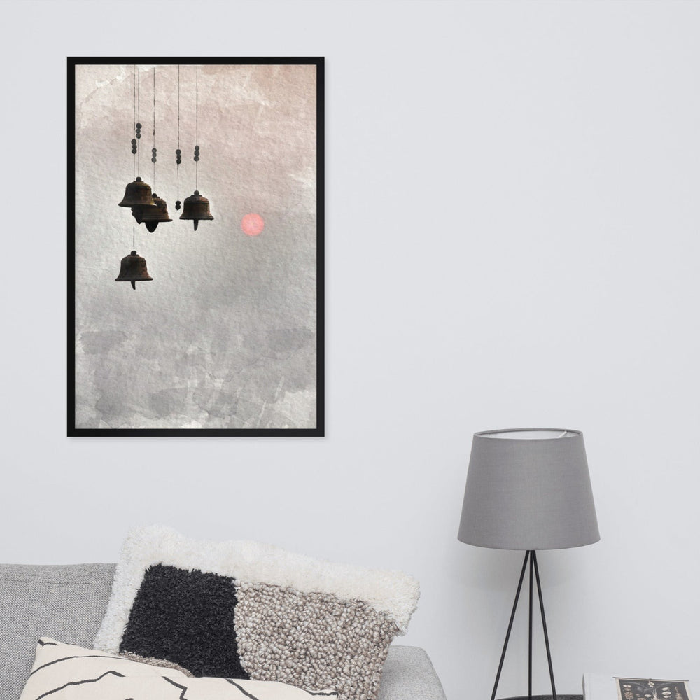 koreanische Windglocken - Poster im Rahmen artlia