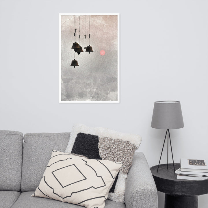 koreanische Windglocken - Poster im Rahmen artlia