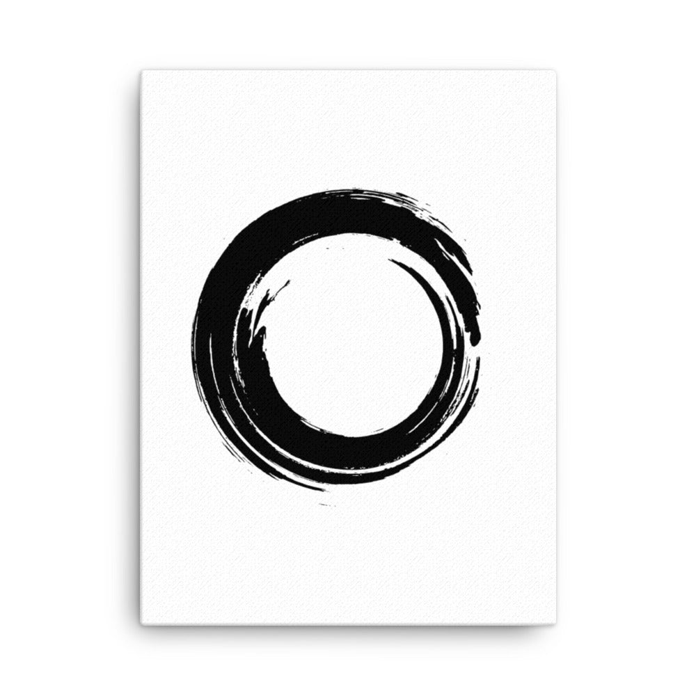 Koreanische Kaligraphie der Kreis - Leinwand 30x41 cm artlia