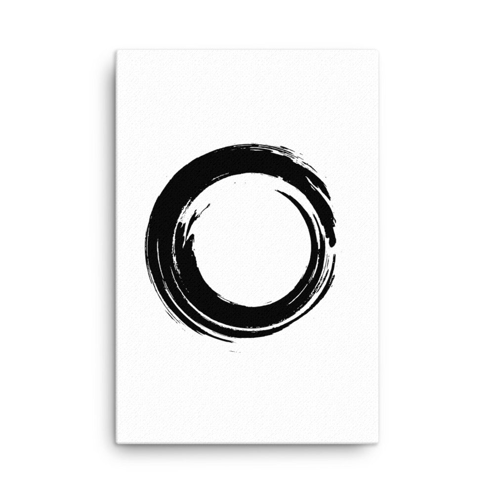 Koreanische Kaligraphie der Kreis - Leinwand 61x91 cm artlia