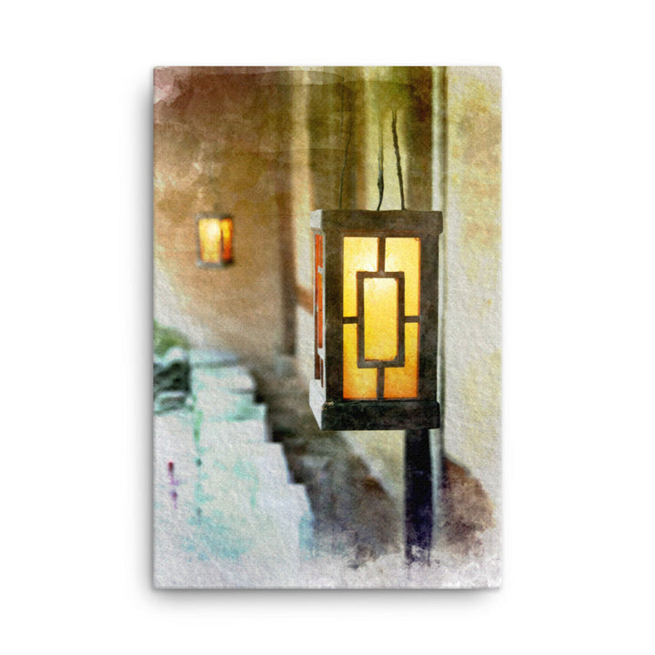 koreanische Laterne - Leinwand 61x91 cm artlia