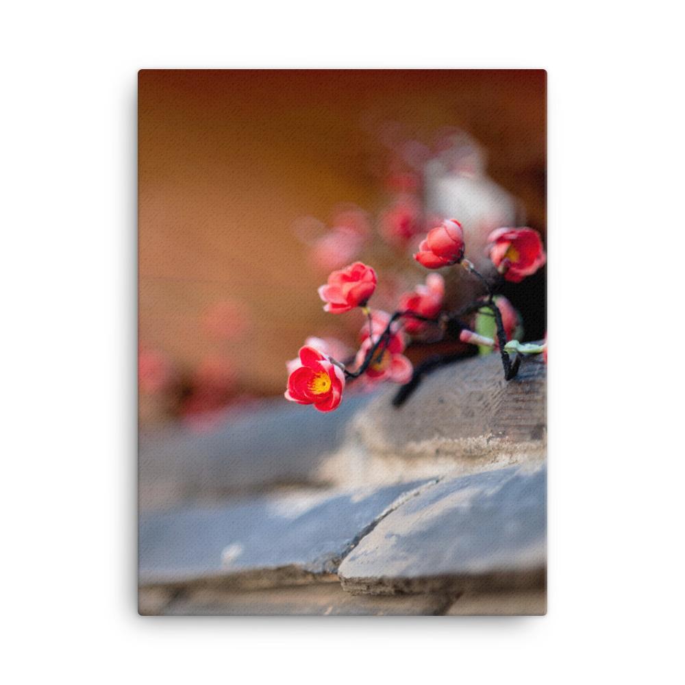 koreanische Mauer - Leinwand 30x41 cm artlia