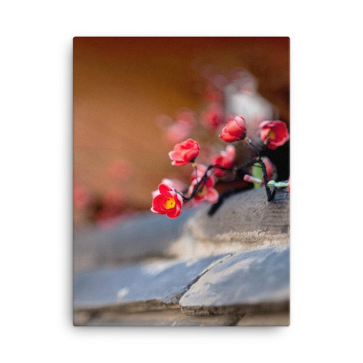 koreanische Mauer - Leinwand 30x41 cm artlia