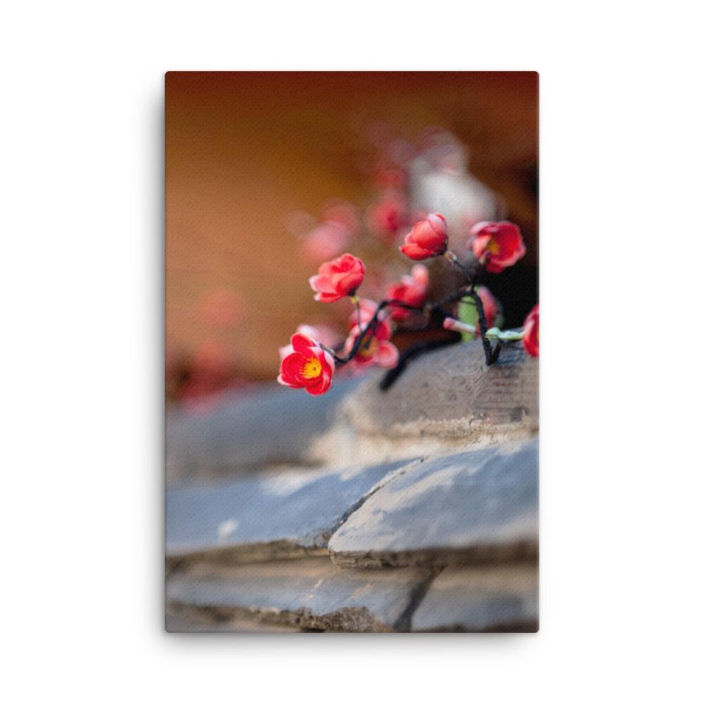 koreanische Mauer - Leinwand 61x91 cm artlia