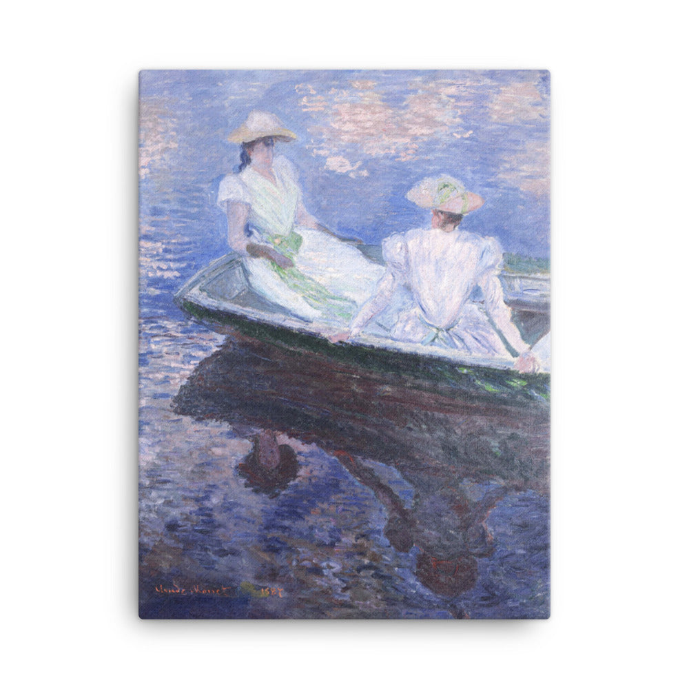 Leinwand - Claude Monet, On the Boat 30x41 cm artlia