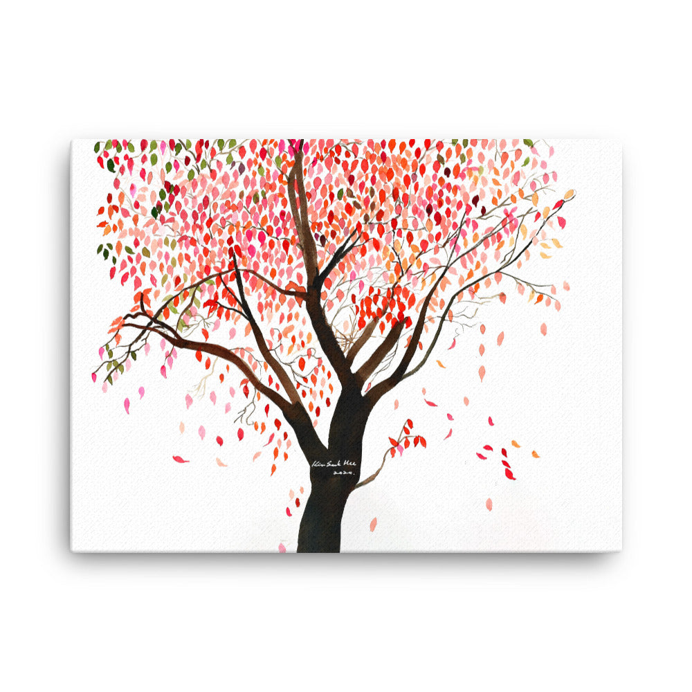 Leinwand - falling Leaves, Gravity 30x41 cm artlia